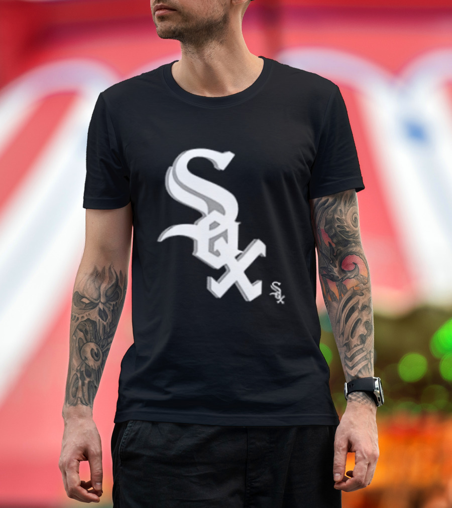 Chicago White Sox Cartoon 2 Sided Sox T-Shirt