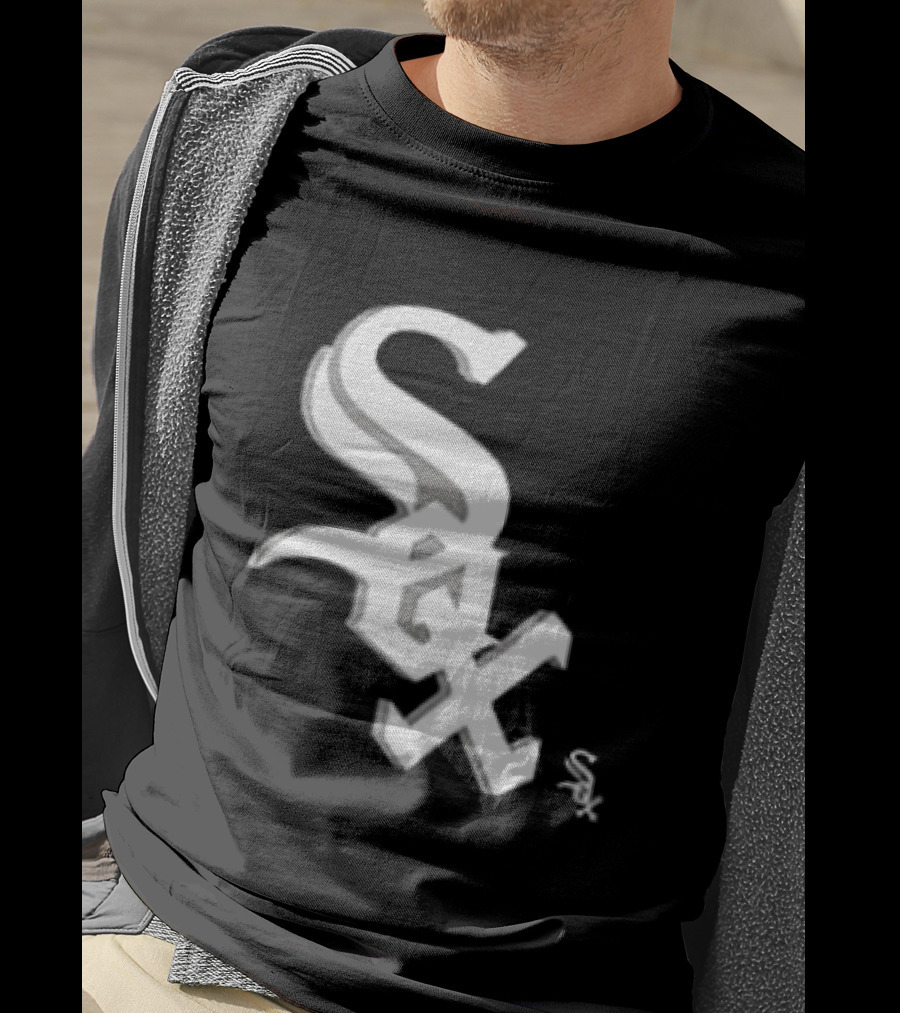 Chicago White Sox Cartoon 2 Sided Sox T-Shirt