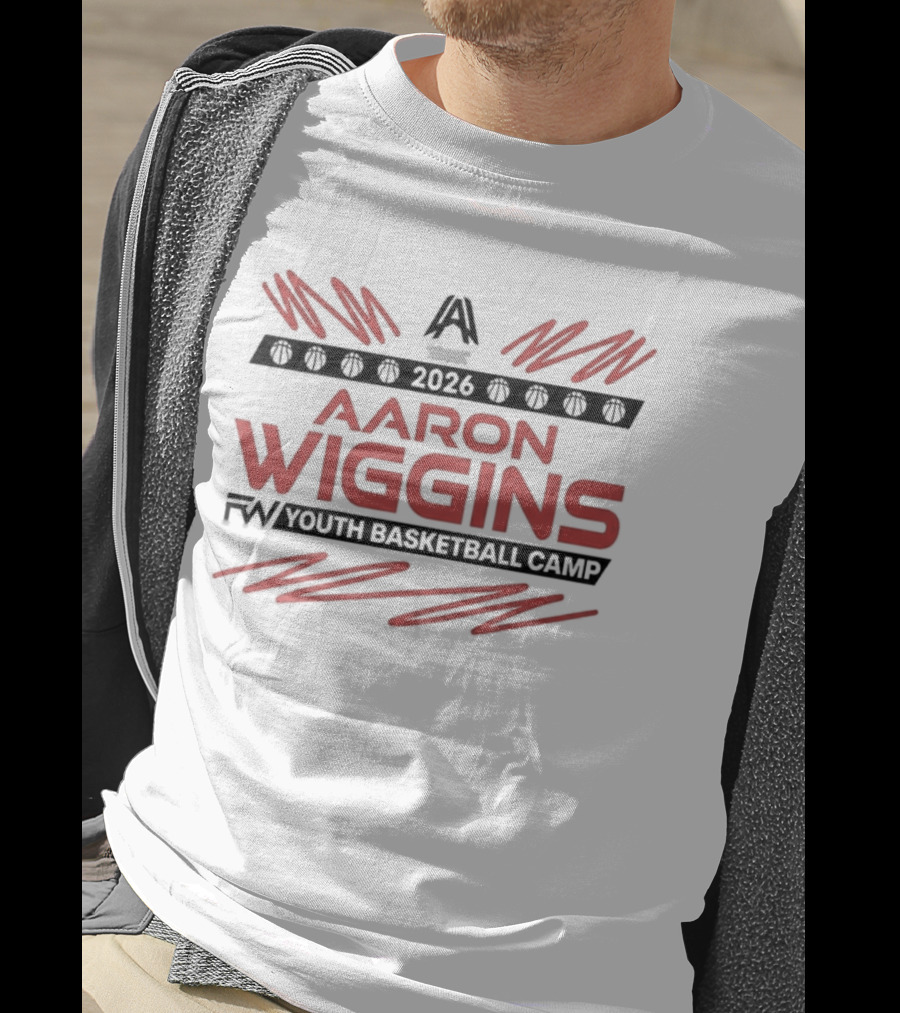 Aaron Wiggins 2023 Youth Basketball Camp T-Shirt