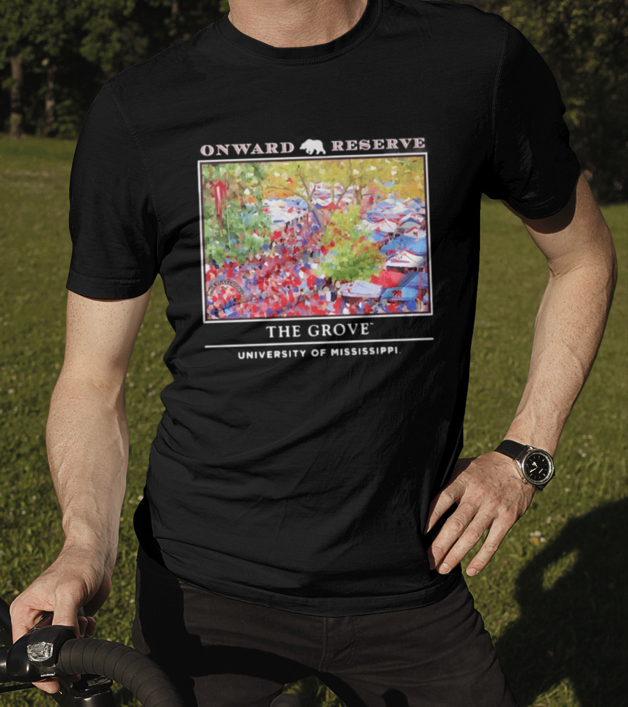 Onward Reserve The Grove University Of Mississippi Tailgate Scene T-Shirt