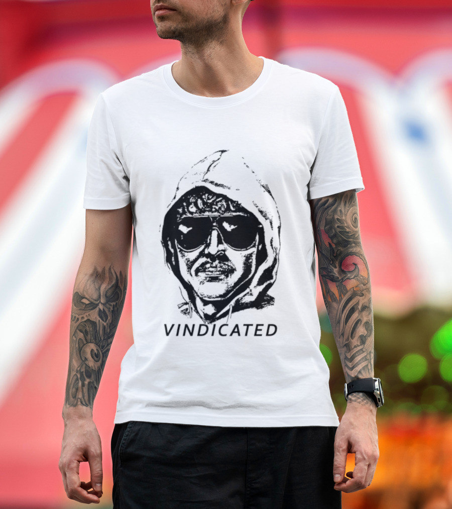 Unabomber Image Vindicated T-Shirt