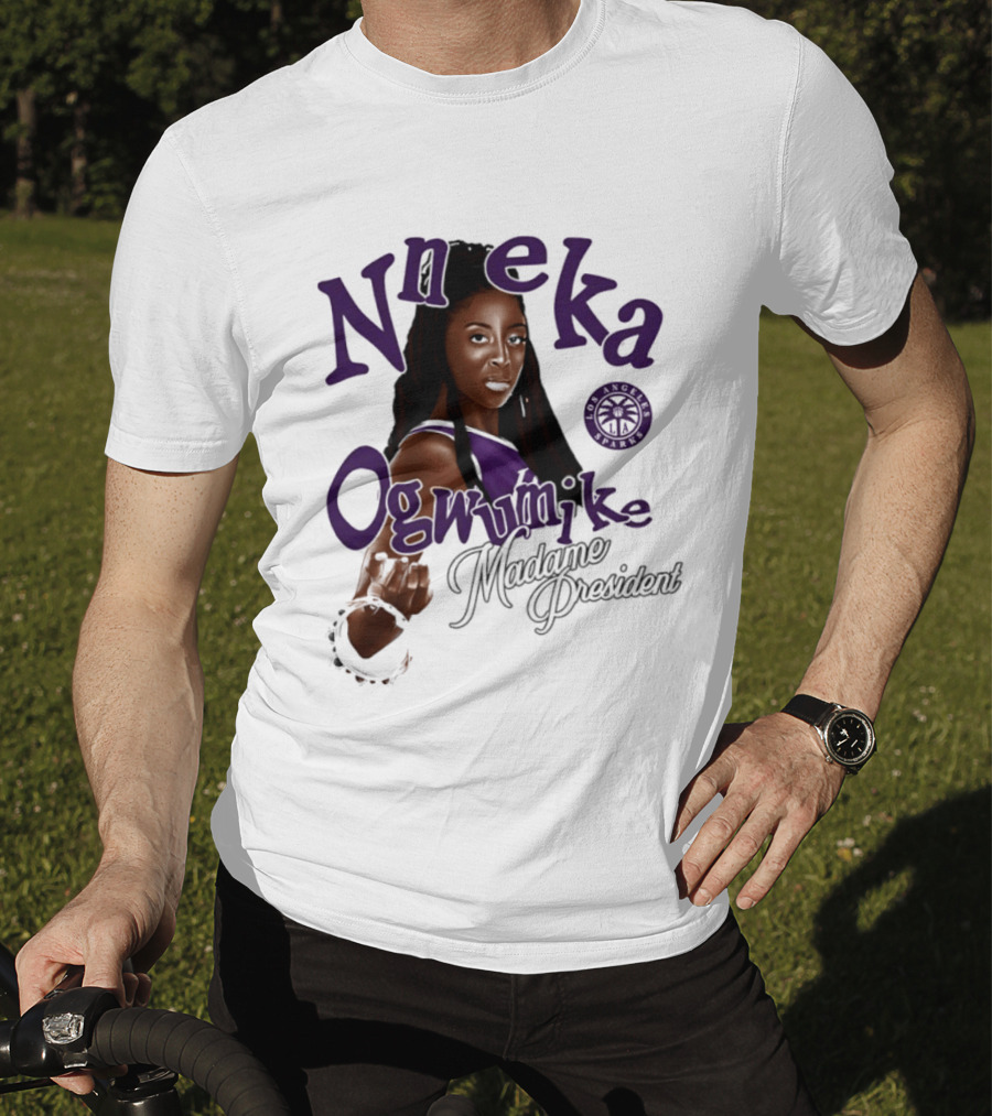 Nneka Ogwumike Madame President Los Angeles Sparks T-Shirt