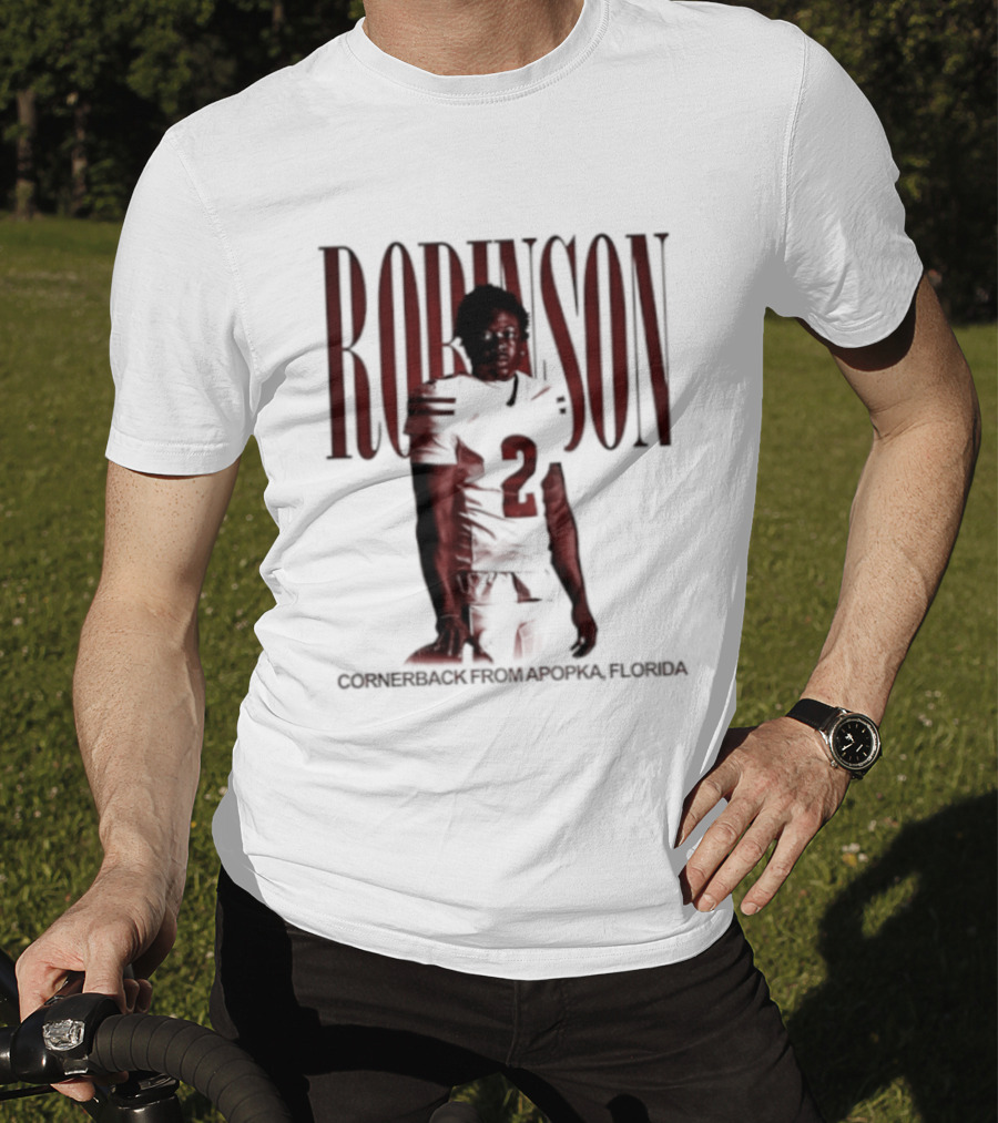 Robinson Football Cornerback From Apopka Florida T-Shirt