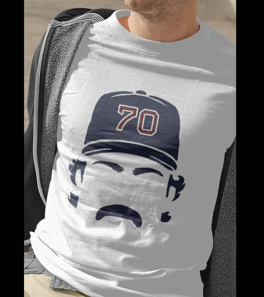 Tolle Time Stache Payton Tolle 70 Boston Red Sox Cap Moustache T-Shirt