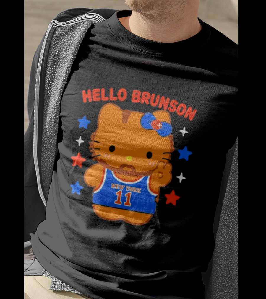 Hello Kitty Jalen Brunson New York 11 Collaboration T-Shirt