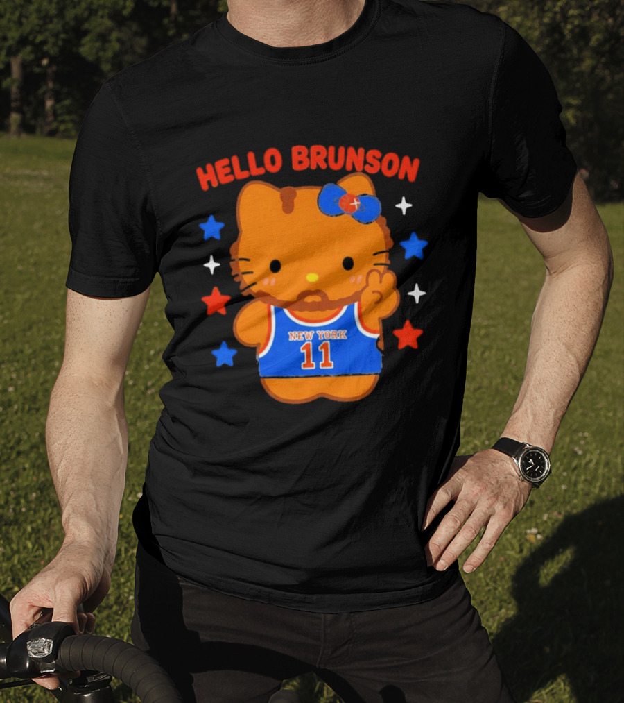 Hello Kitty Jalen Brunson New York 11 Collaboration T-Shirt
