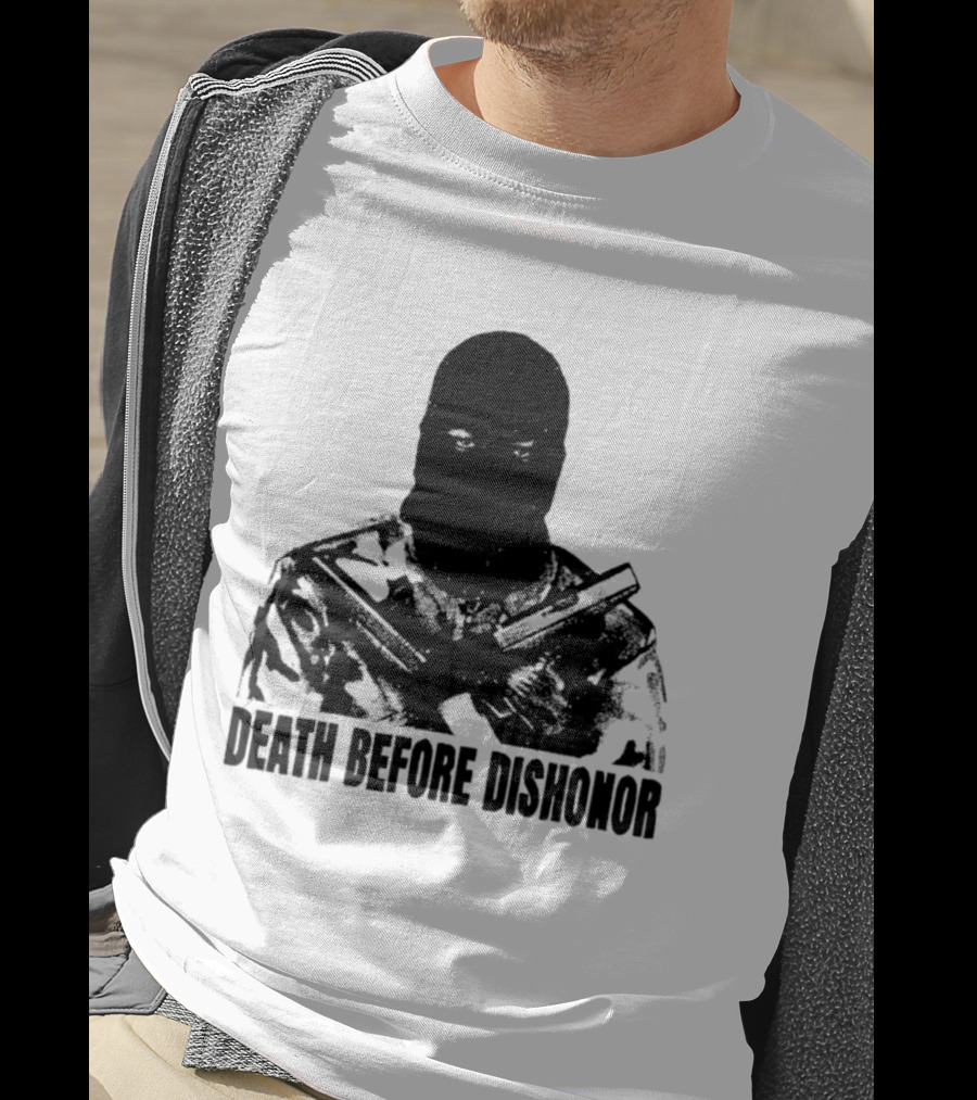 Death Before Dishonor Military Tactical Soldier T-Shirt