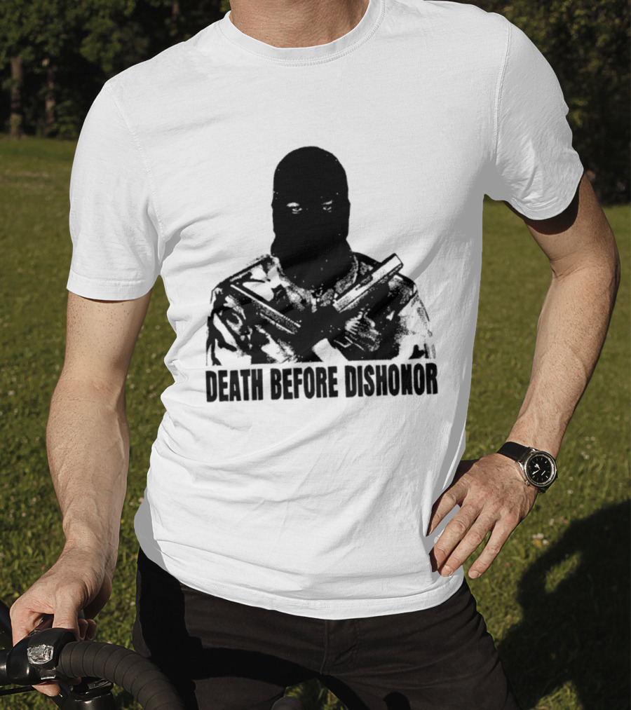 Death Before Dishonor Military Tactical Soldier T-Shirt