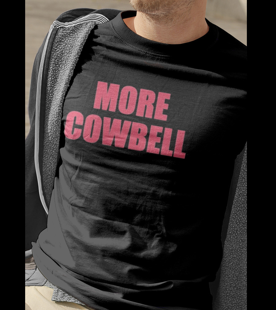 Mississippi State Bulldogs More Cowbell Football T-Shirt