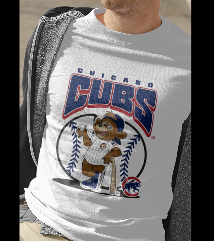 Chicago Cubs Clark The Cub MLB Baseball Character Logo 2026 T-Shirt