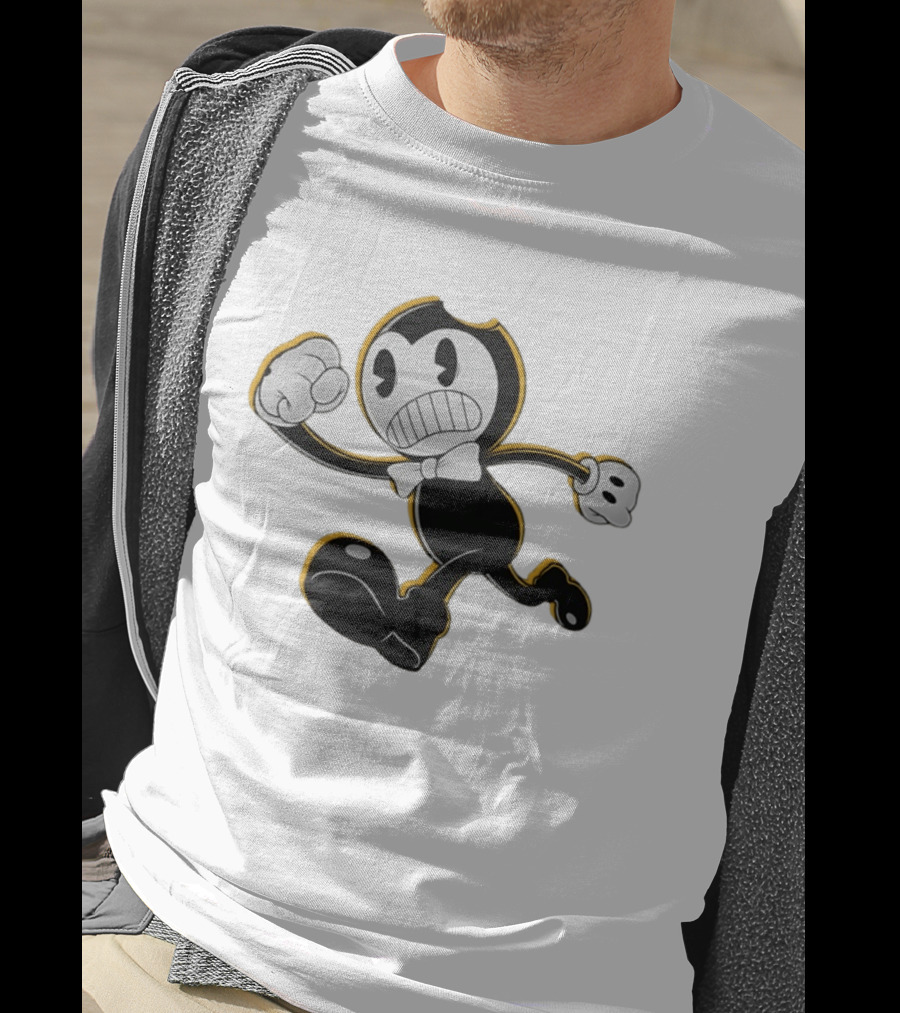 Nightmare Run Bendy Running Character Animation Game T-Shirt