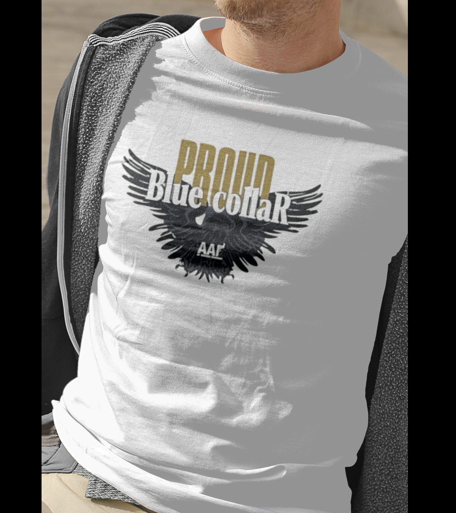 Proud Blue Collar AAF Eagle Worker T-Shirt