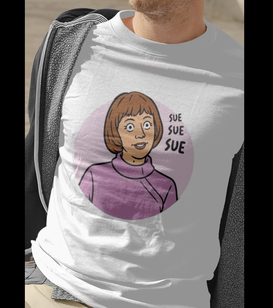 Ann Droid Linda Sue Sue Sue Iconic Catchphrase T-Shirt
