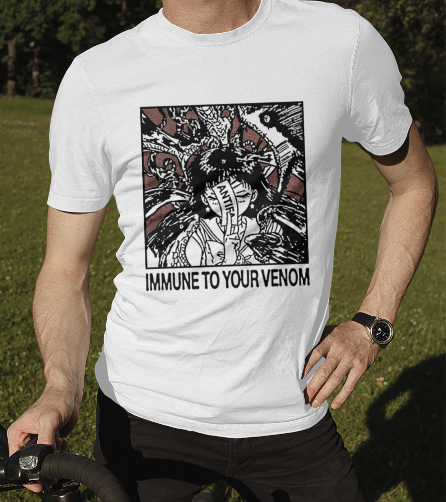 Antifa Immune To Your Venom Antifascist T-Shirt