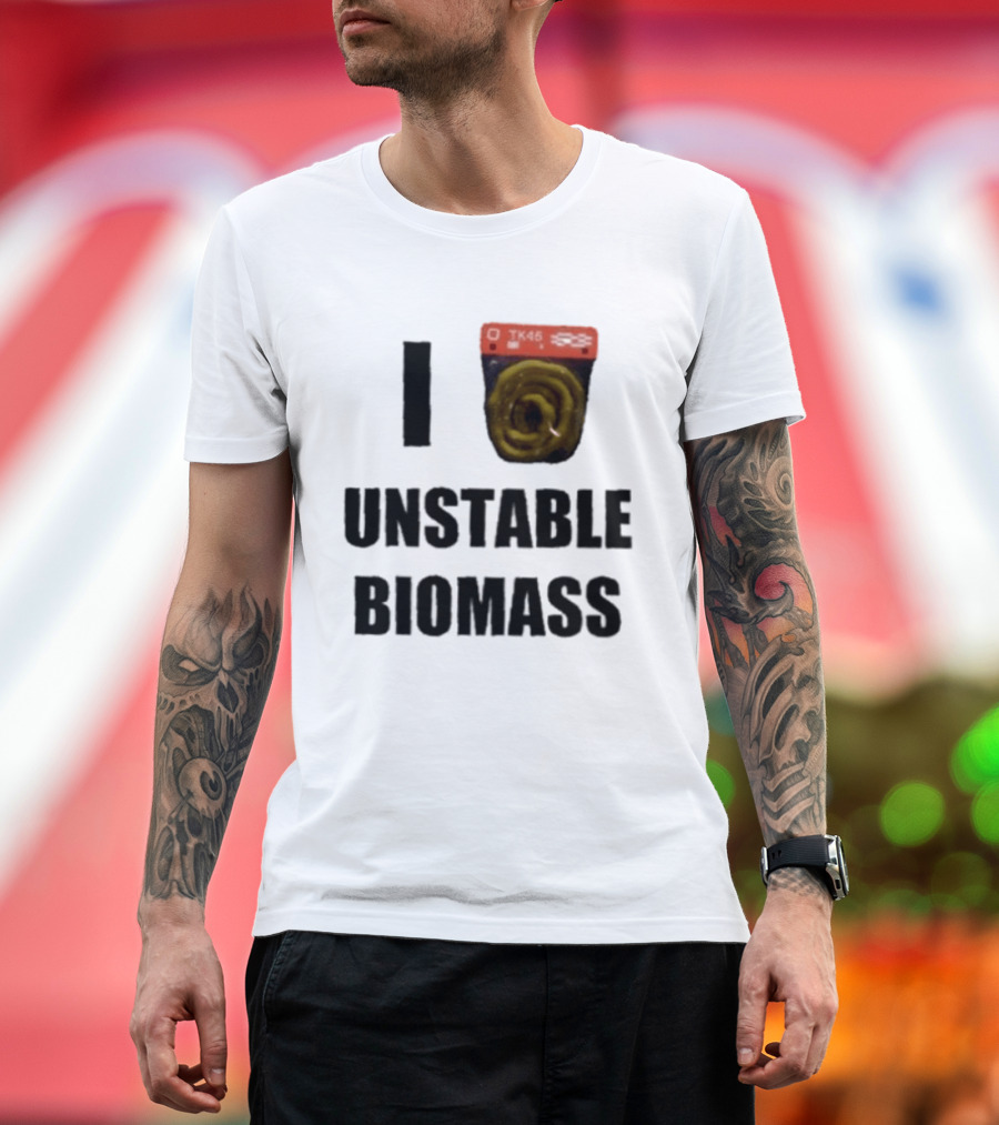 I Love Unstable Biomass TK45 Sci Fi Laboratory T-Shirt