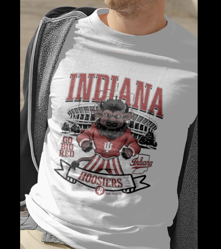 Indiana Hoosiers Go Big Red Lion IU Stadium Est 1820 T-Shirt