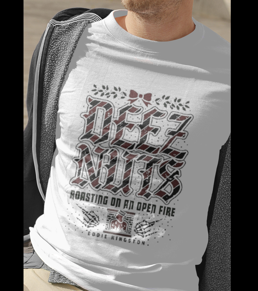Eddie Kingston Deez Nuts Roasting On An Open Fire Christmas T-Shirt