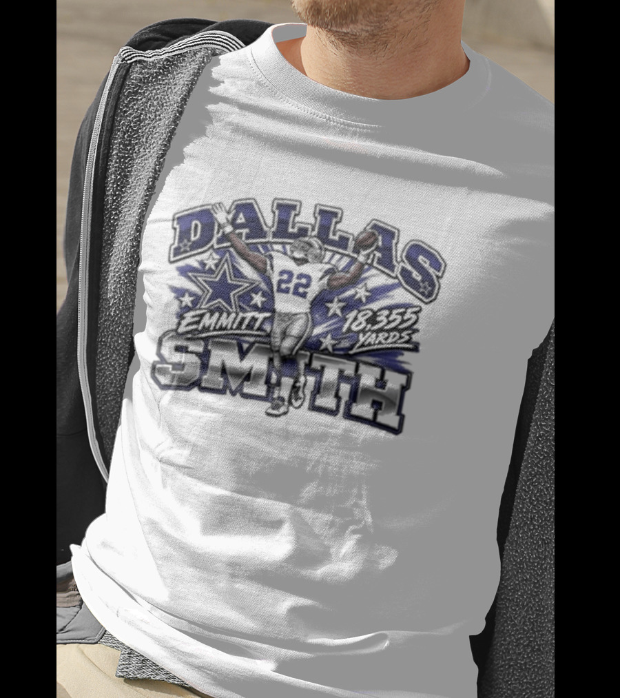 Dallas Emmitt Smith 22 Cheer Legacy T-Shirt
