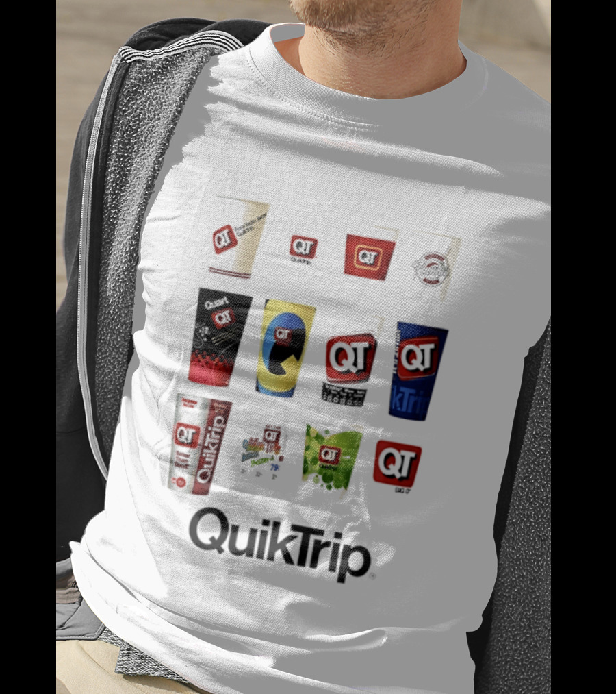 QuikTrip QT Fountain Drink Cup Collection Variety T-Shirt