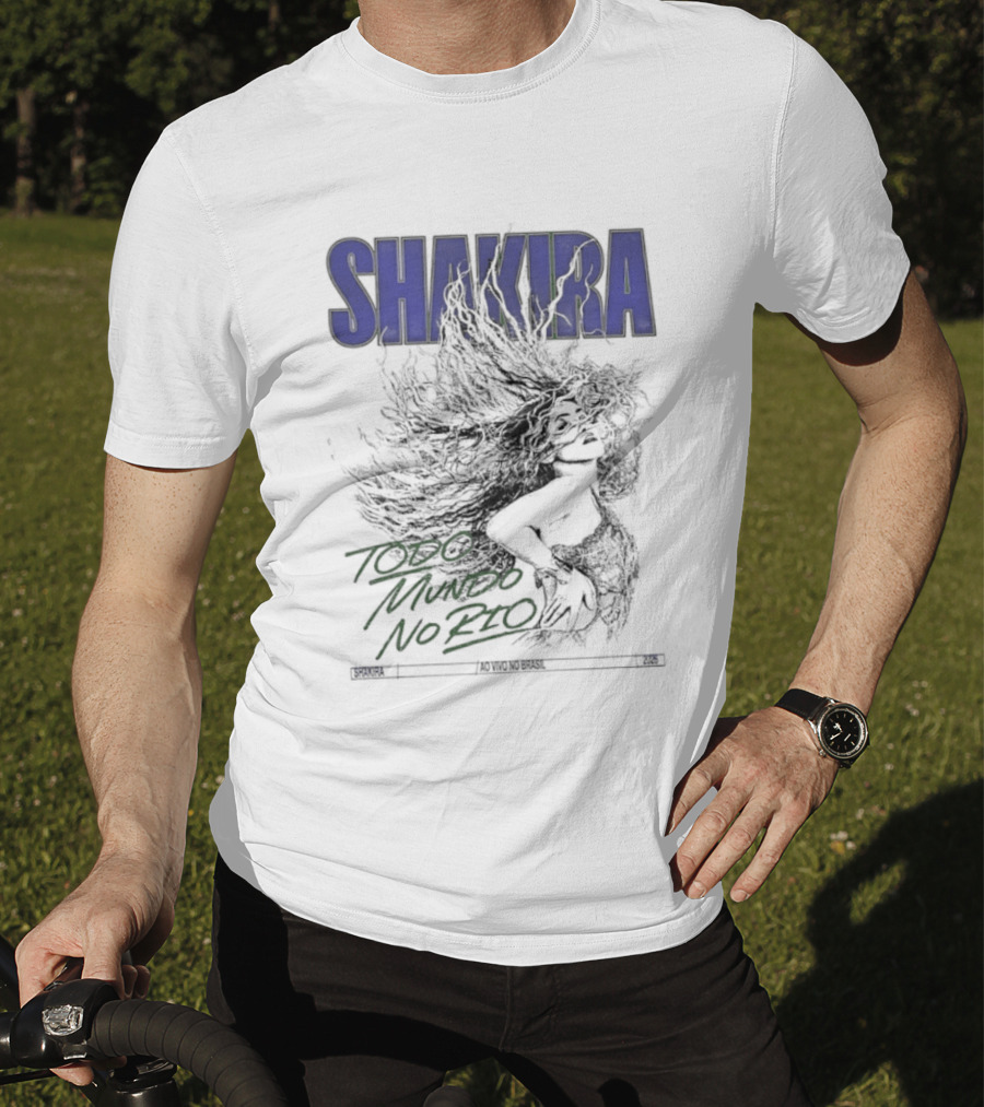 Shakira Todo Mundo No Rio Ao Vivo Brasil 2026 T-Shirt