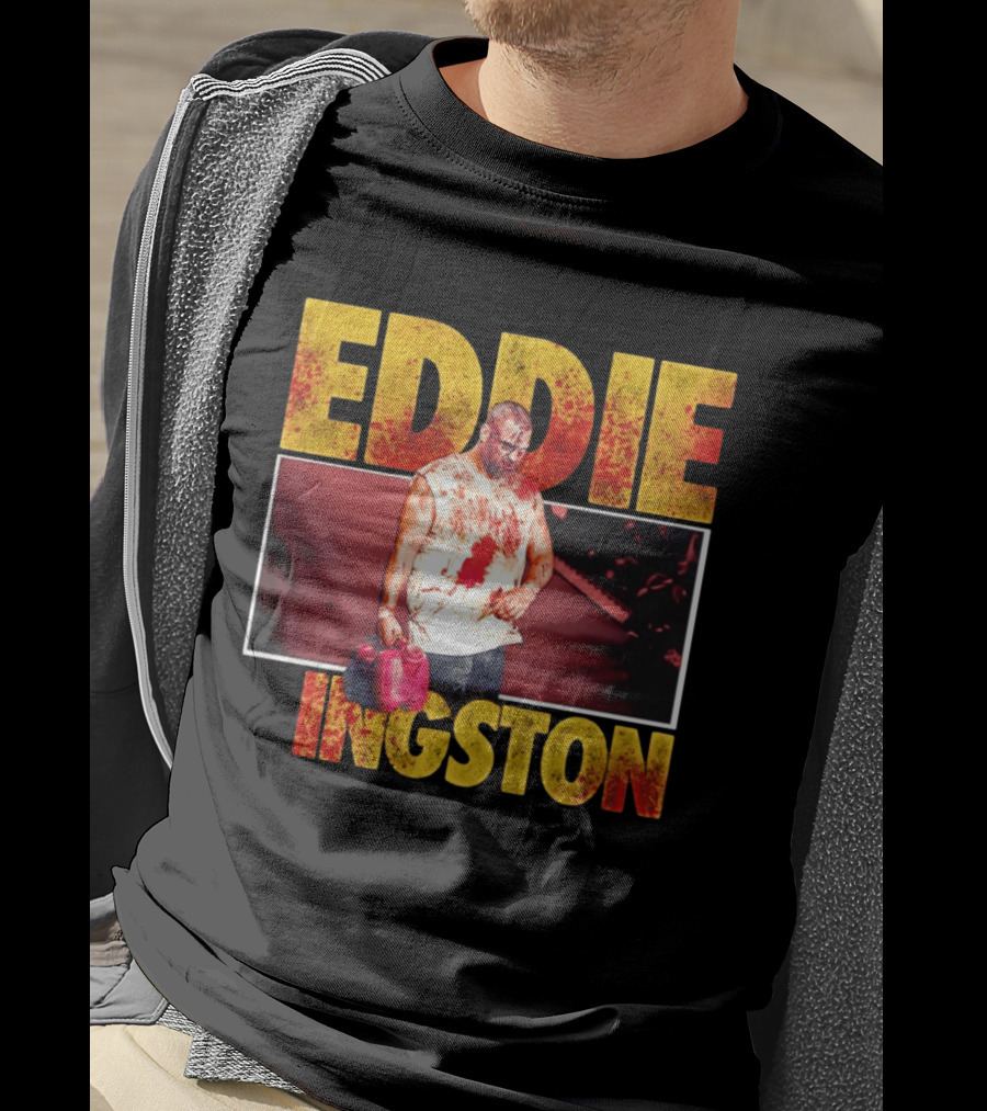 Eddie Kingston Bloody Gas Can Wrestler Image T-Shirt