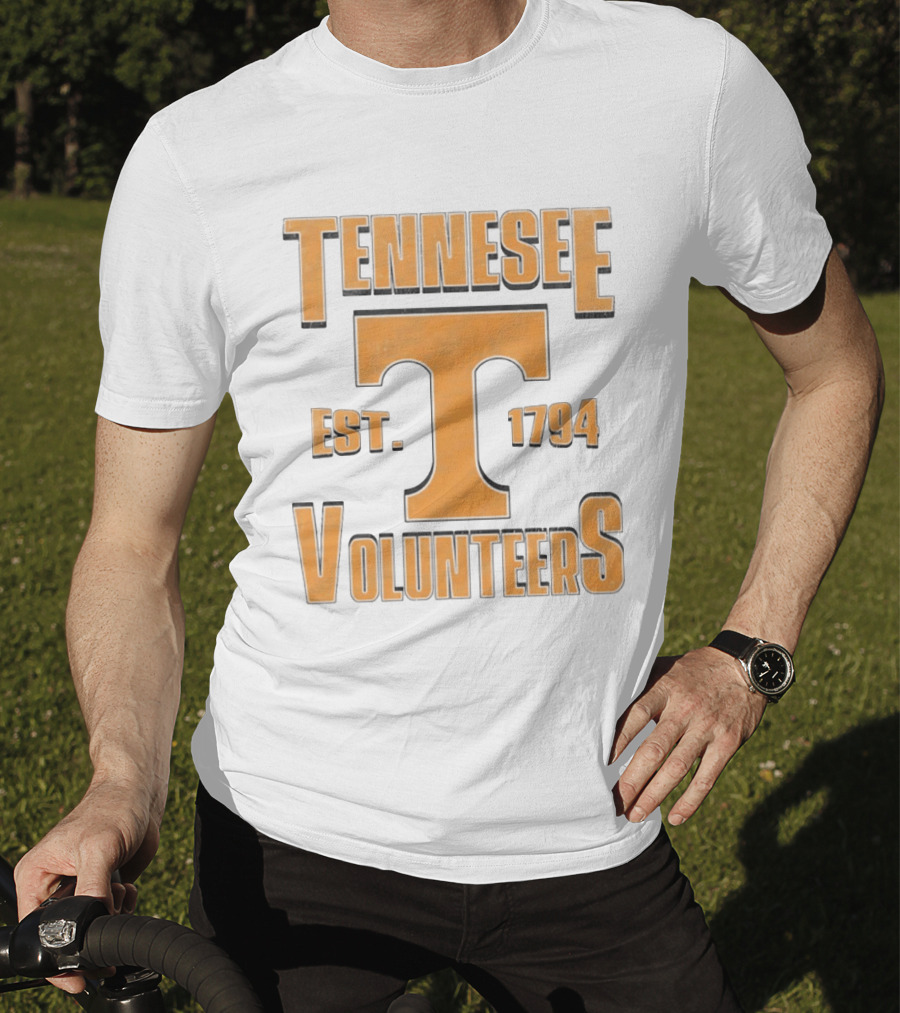 Tennessee Volunteers Est 1794 NCAA College Football Bold Orange T T-Shirt