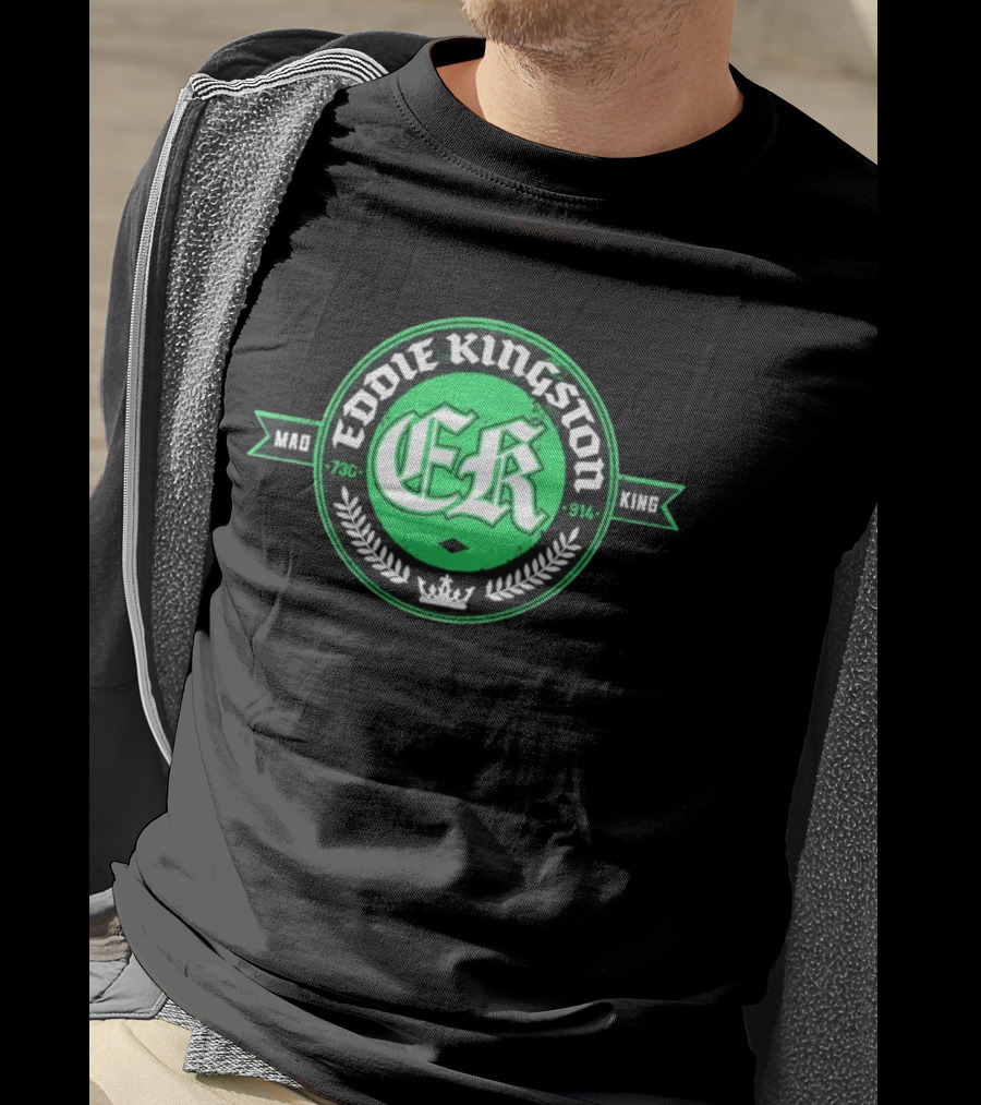 Eddie Kingston Mad King ER 73C 914 Crown Laurel T-Shirt