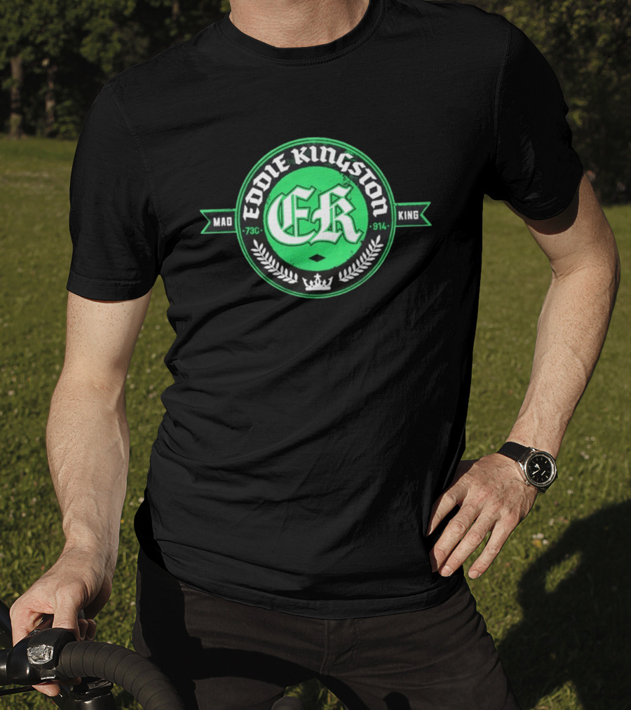 Eddie Kingston Mad King ER 73C 914 Crown Laurel T-Shirt