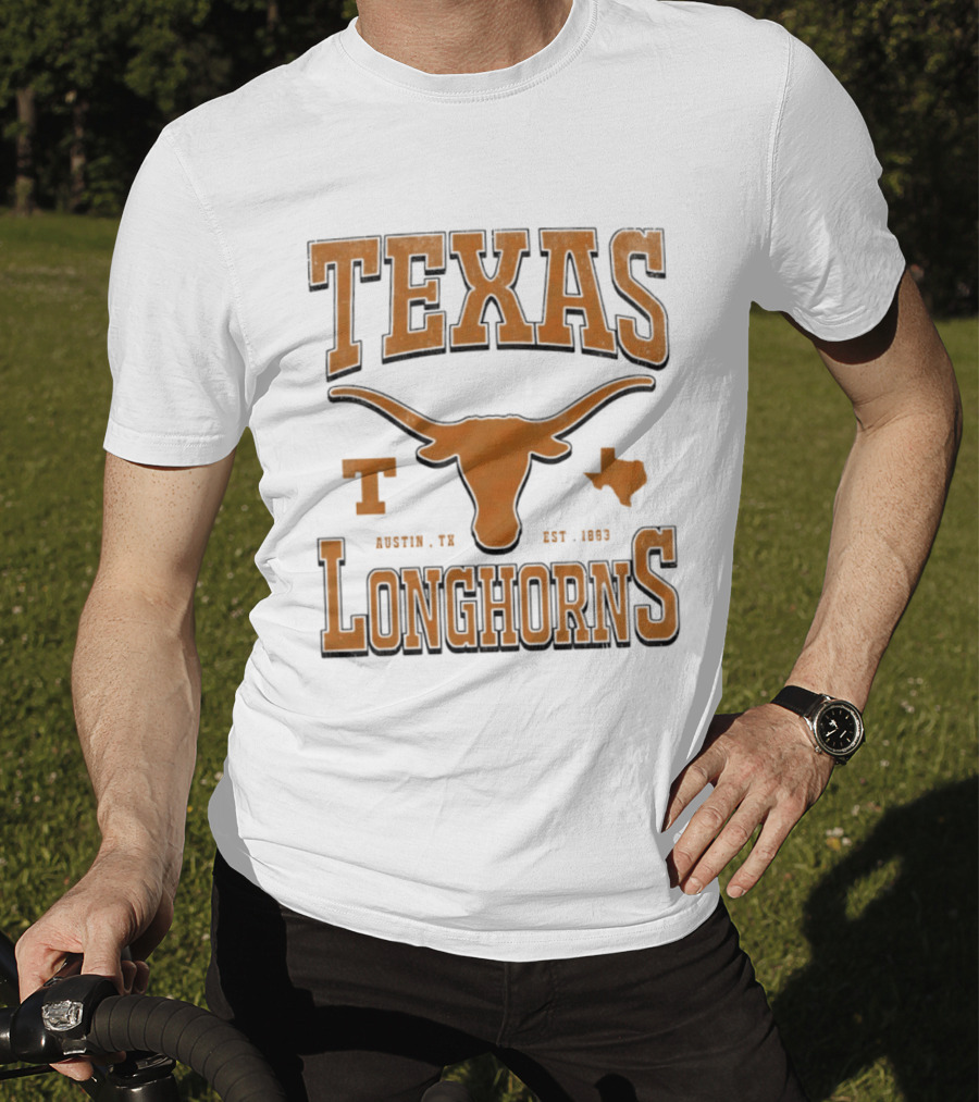 Texas Longhorns Austin TX Est 1883 Vintage Collegiate Spirit T-Shirt