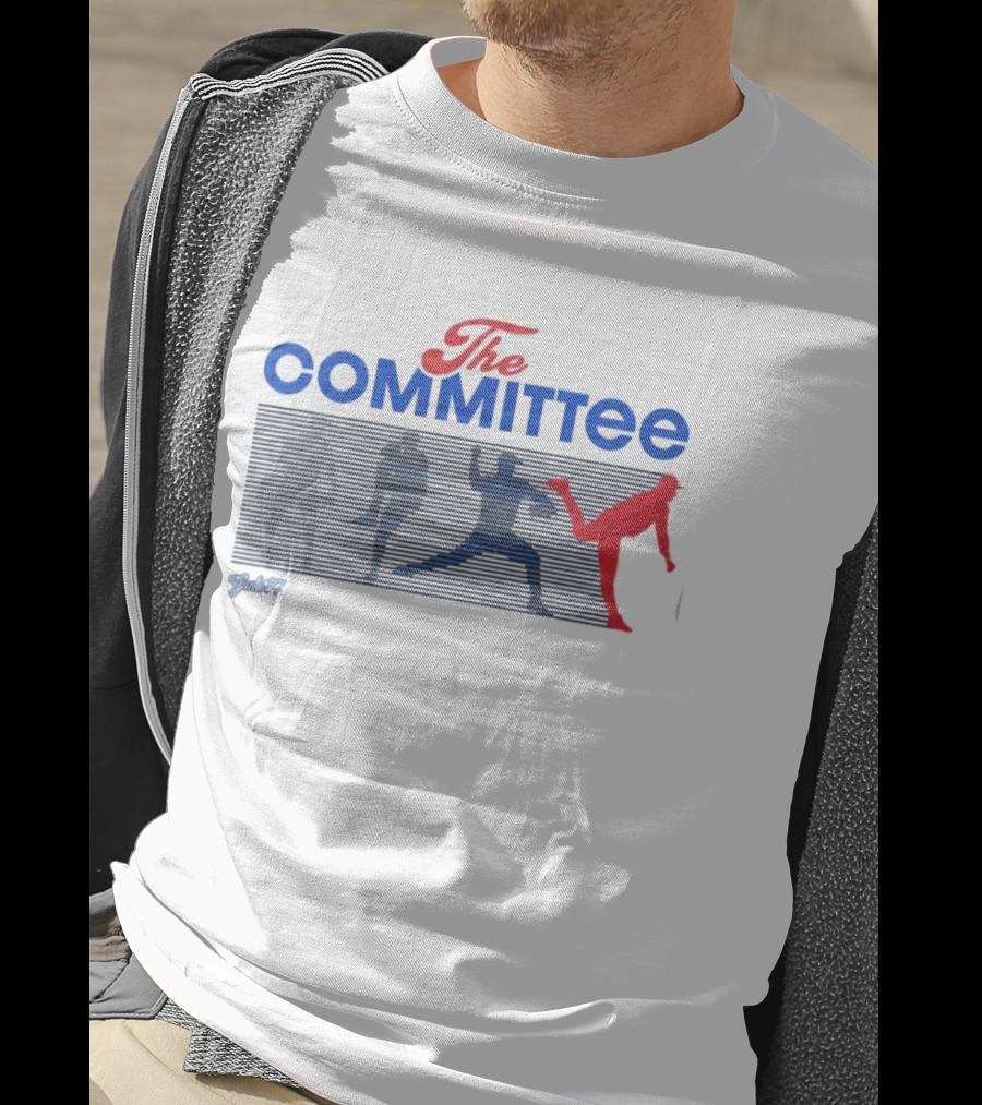 The Committee Gate 14 Podcast Baseball Pitcher Formation T-Shirt