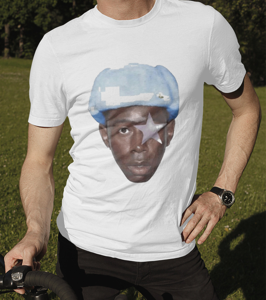 Tyler The Creator Starboy Surreal Blue Hat Star Eye T-Shirt