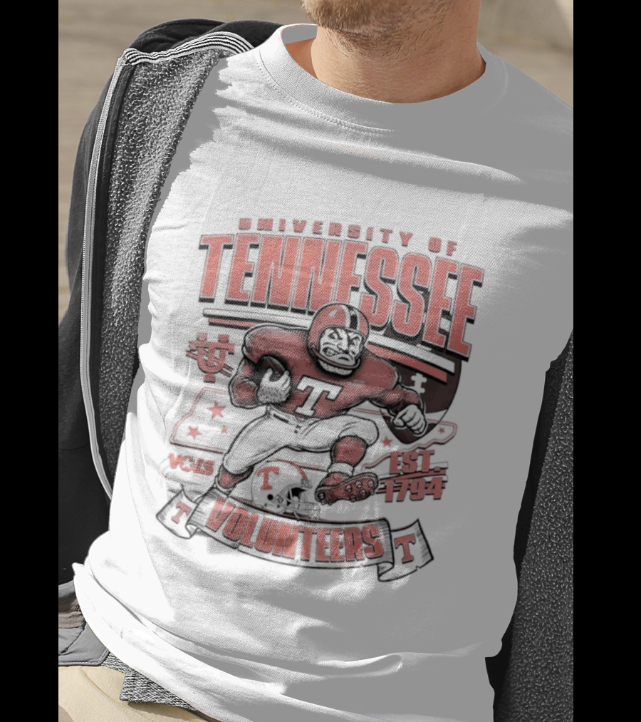 University Of Tennessee Volunteers Football Est 1794 Player T-Shirt