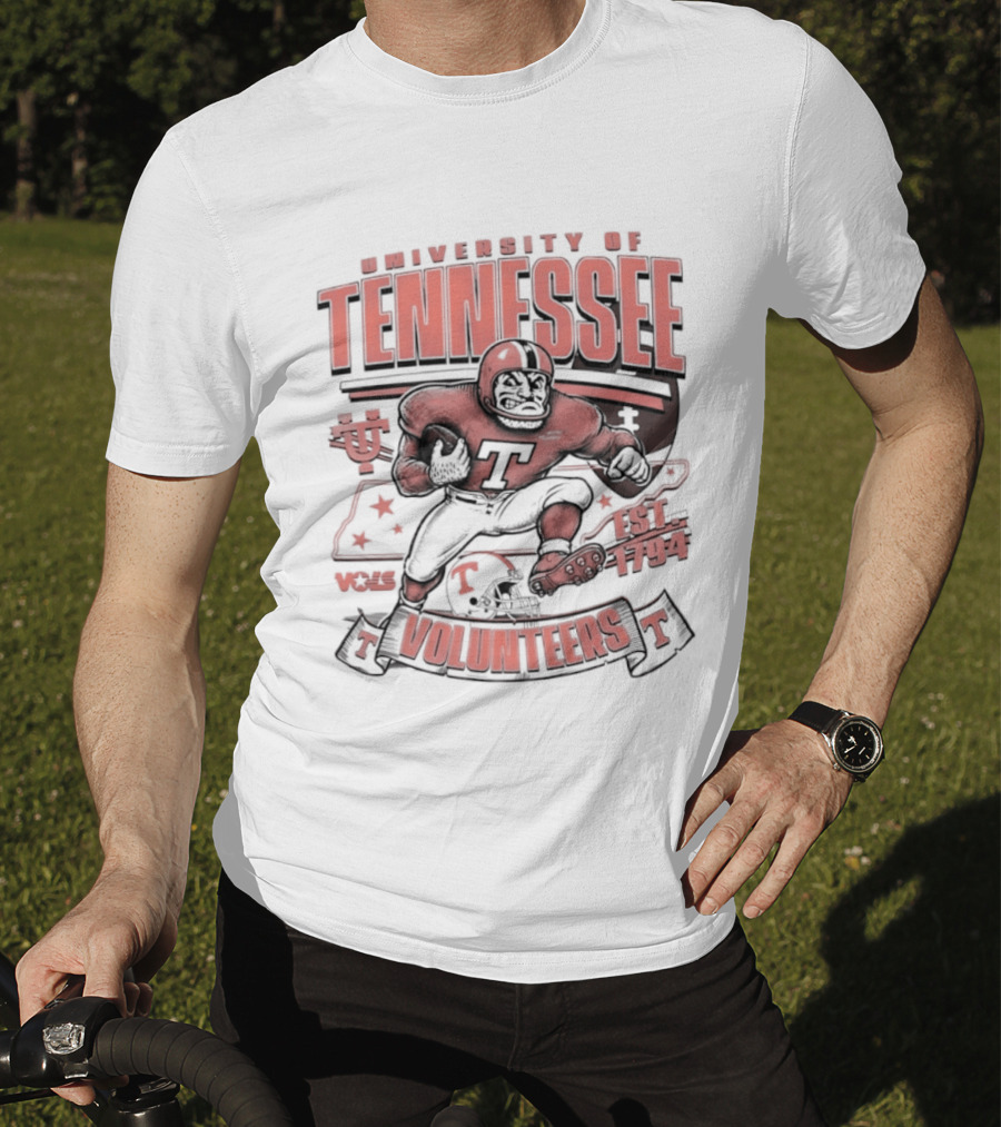 University Of Tennessee Volunteers Football Est 1794 Player T-Shirt
