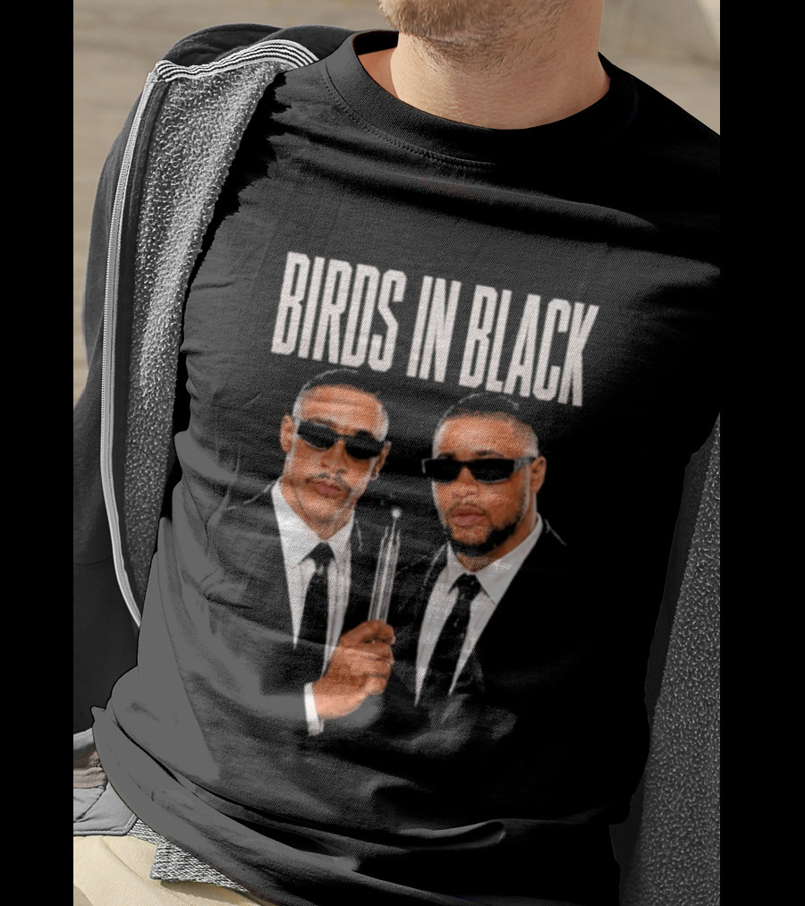 Birds In Black Jalen Hurts Saquon Barkley Agents T-Shirt