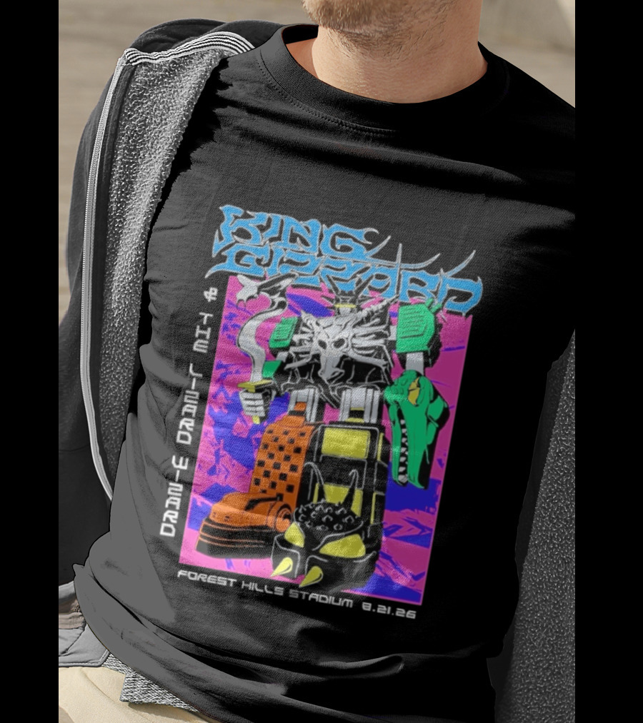 King Gizzard And The Lizard Wizard Forest Hills NY Night 2 August 21 2026 Stadium Show T-Shirt