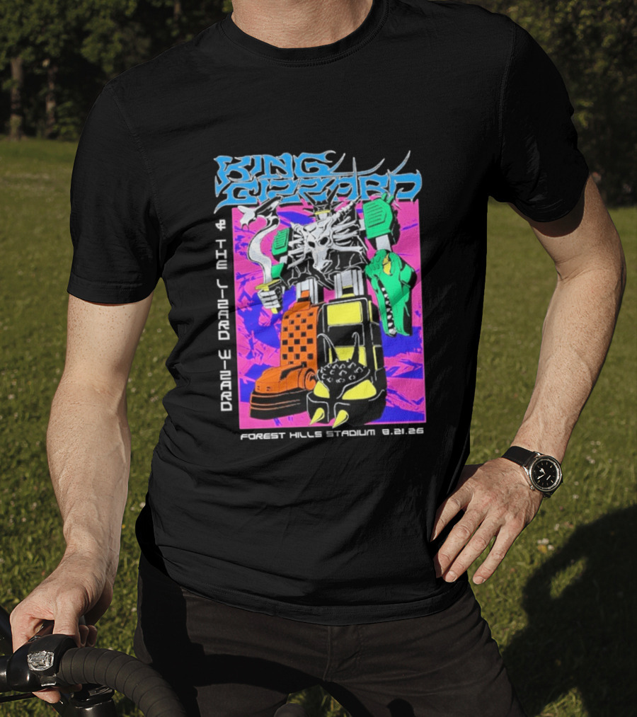 King Gizzard And The Lizard Wizard Forest Hills NY Night 2 August 21 2026 Stadium Show T-Shirt