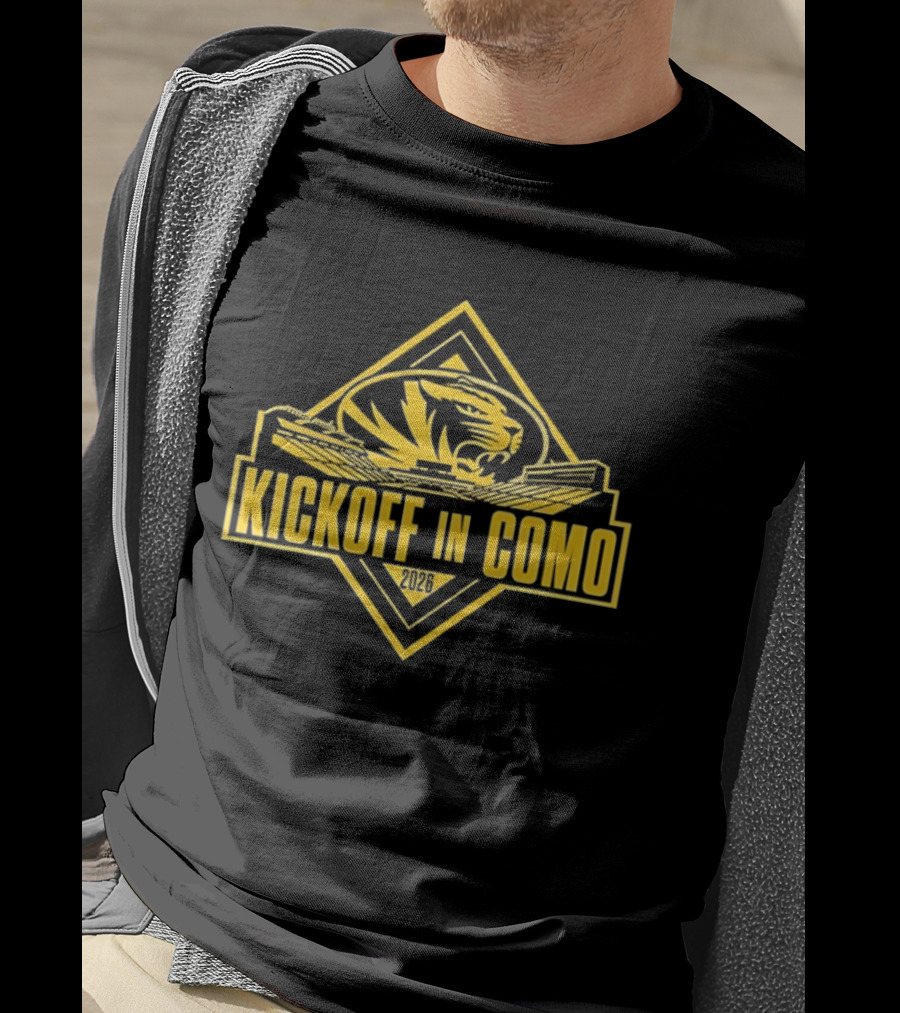 Kickoff In COMO Missouri Tigers Football Event T-Shirt