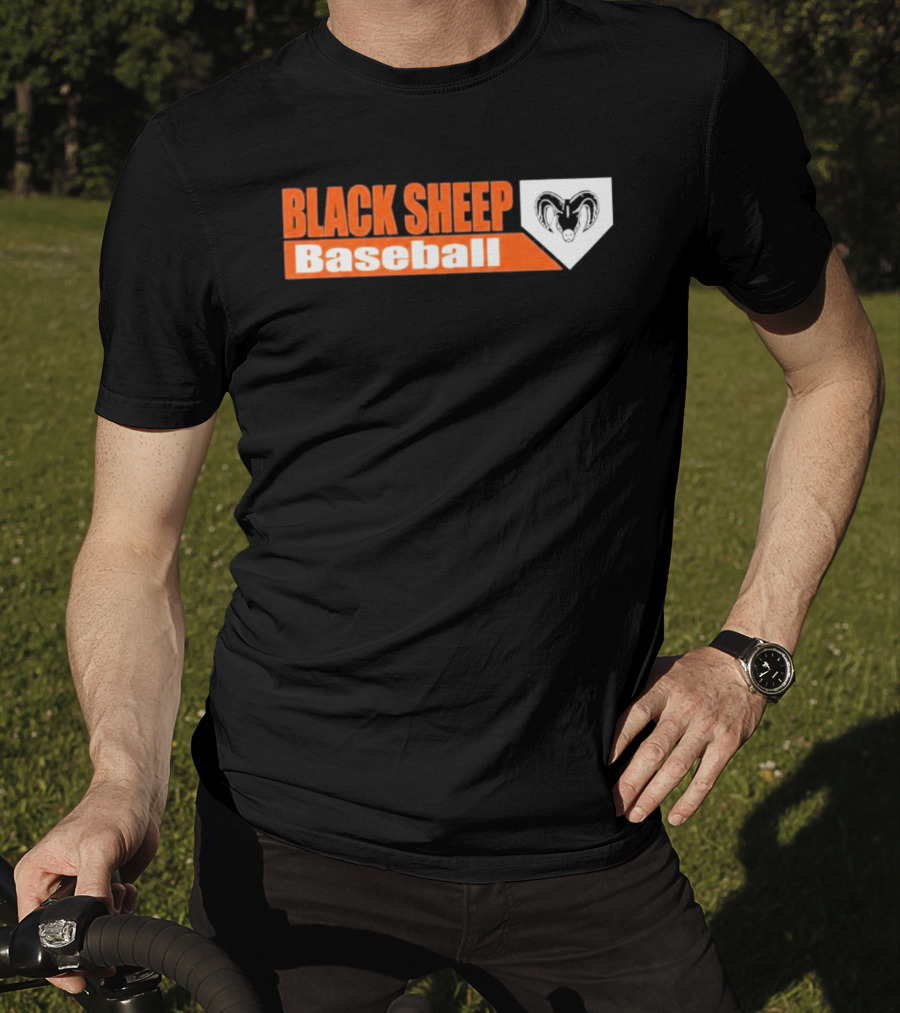 Dee Strange Gordon Black Sheep Baseball Ram T-Shirt
