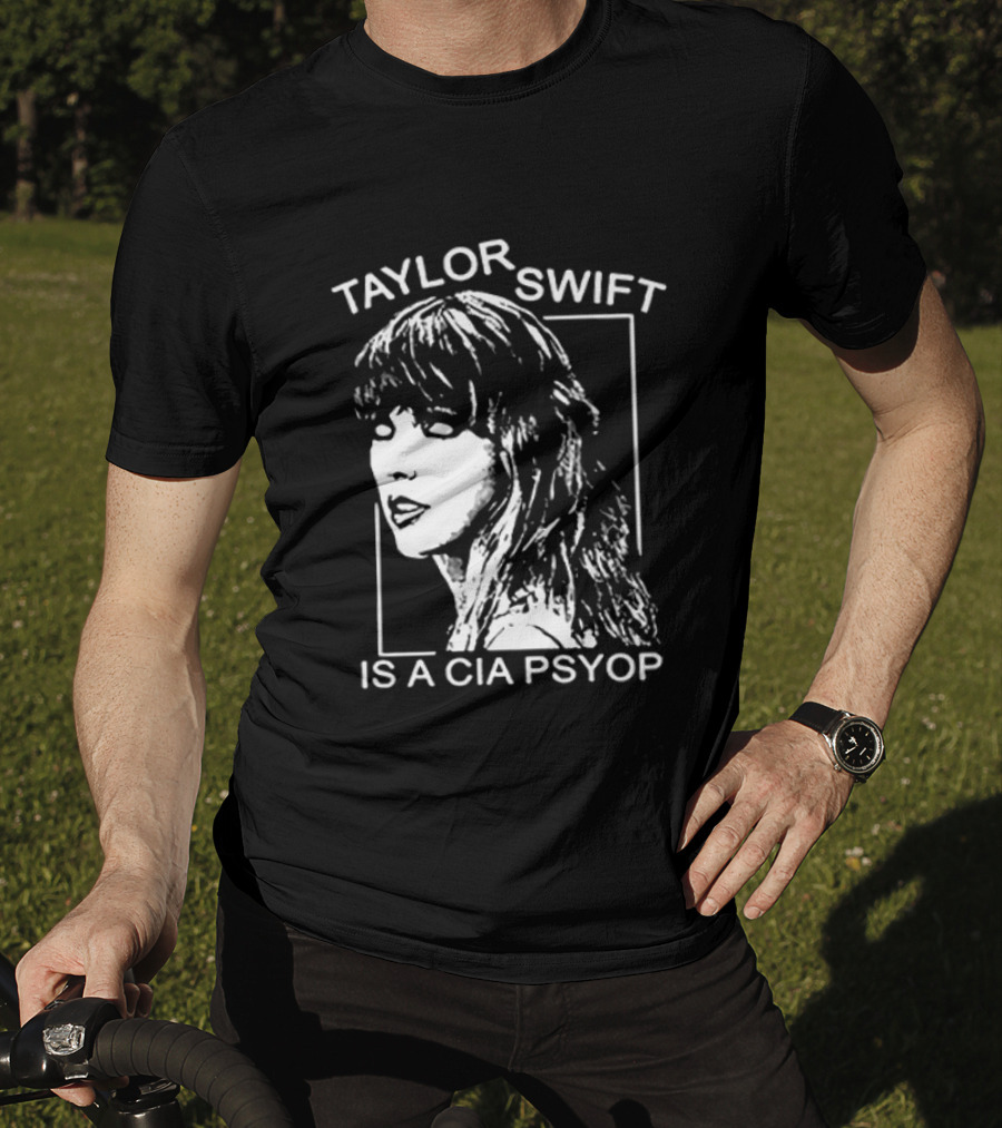 Kirk Hammett Wearing Taylor Swift Is A CIA Psyop T-Shirt