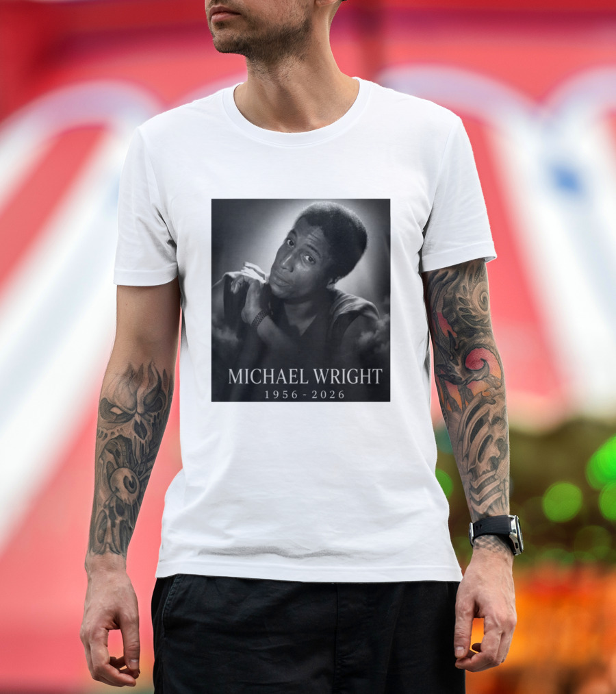 Michael Wright 1956 2026 Memoriam T-Shirt