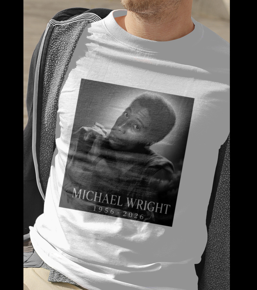 Michael Wright 1956 2026 Memoriam T-Shirt