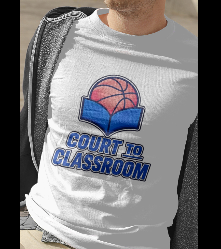 Morez Johnson Jr Court To Classroom Basketball And Education T-Shirt