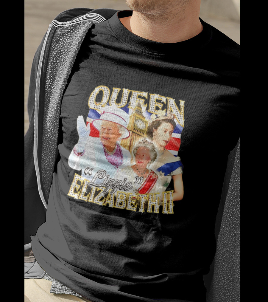 Queen Elizabeth II Lizzie 90s Bootleg Iconic Royal T-Shirt