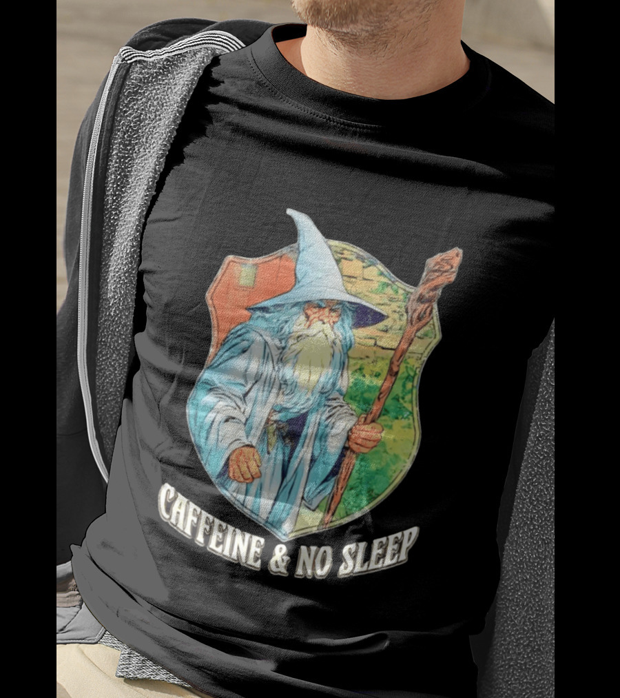 Wizard Caffeine & No Sleep T-Shirt