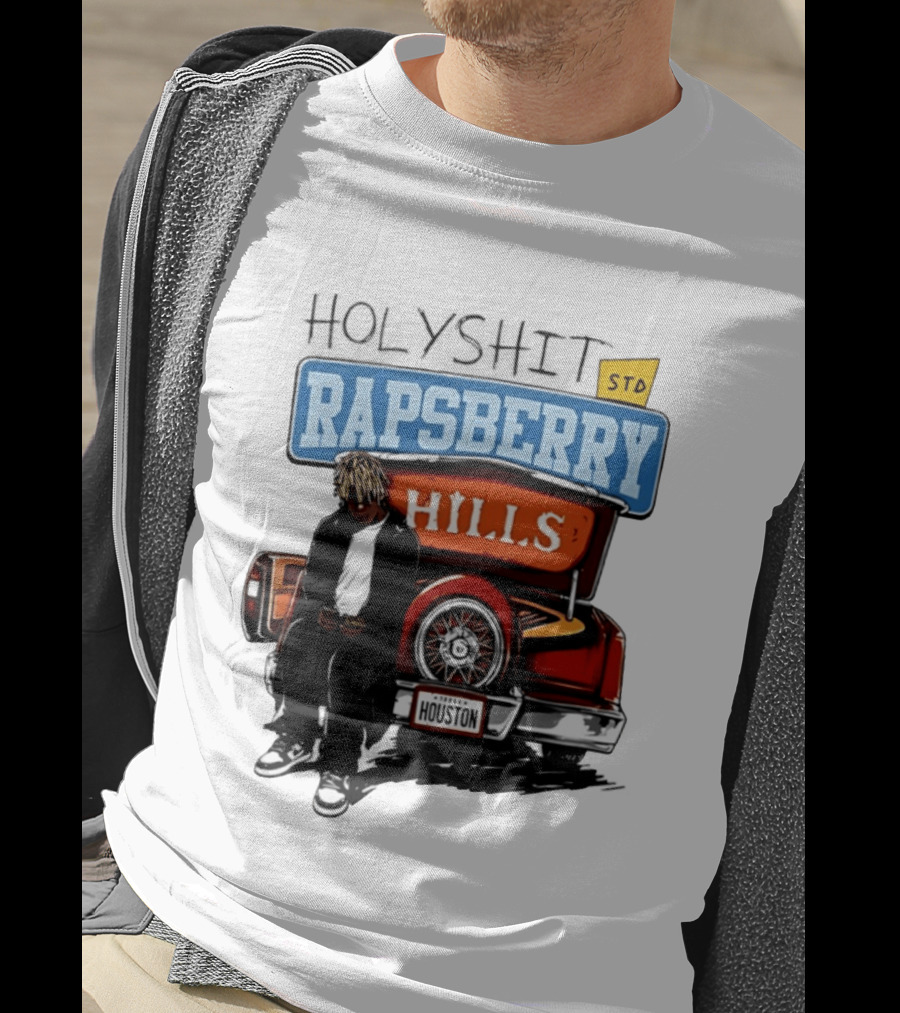 Holyshit Std Rapsberry Hills Houston Texas Car Scene T-Shirt