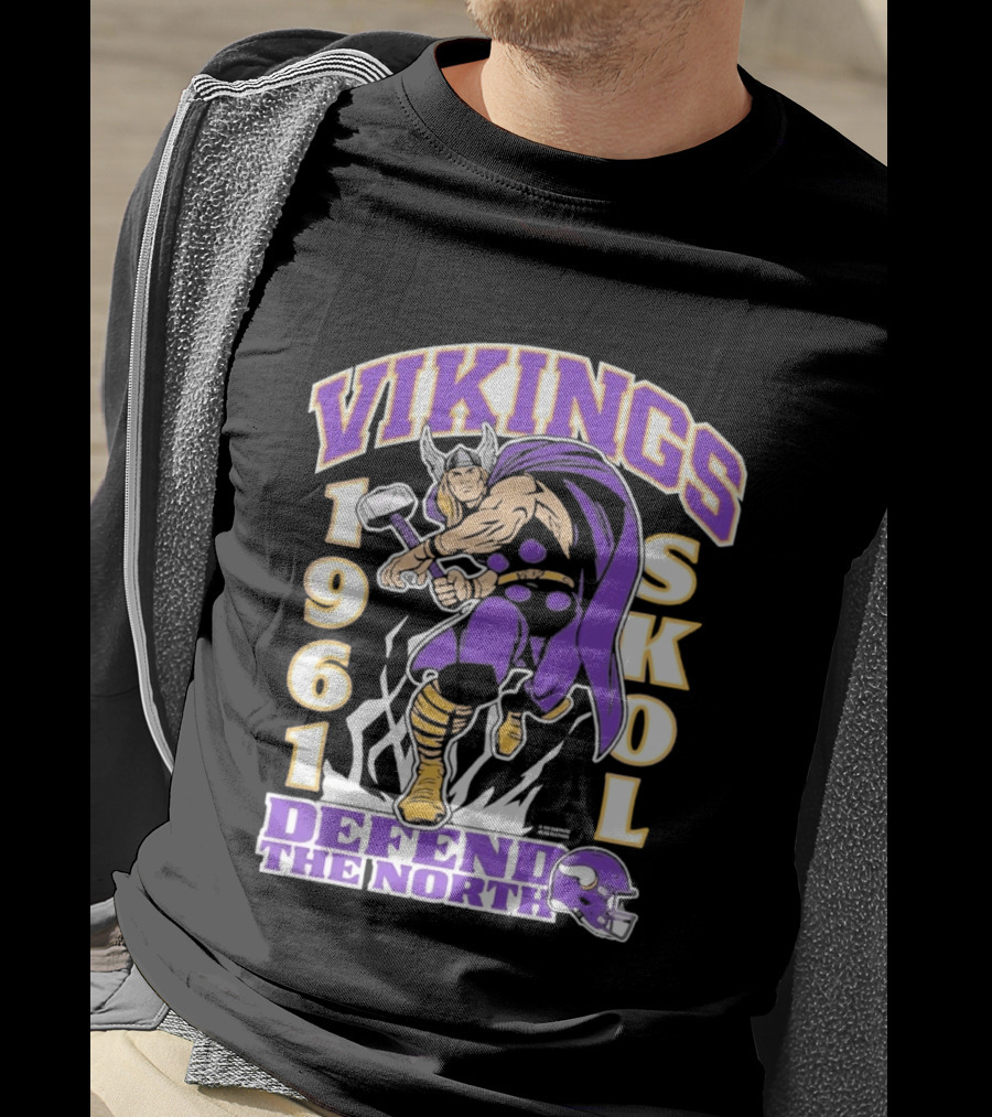Vikings Defend The North Skol 1961 Minnesota T-Shirt