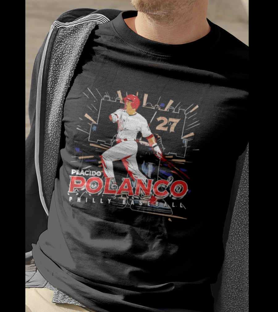 Placido Polanco 27 Philadelphia Phillies Baseball Player T-Shirt