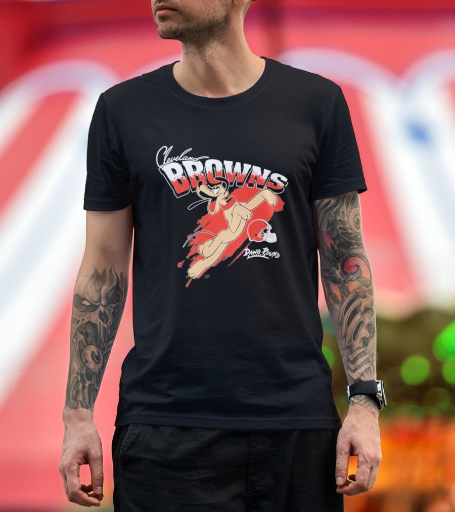 Cleveland Browns Pluto Disney Character Collaboration 2026 T-Shirt