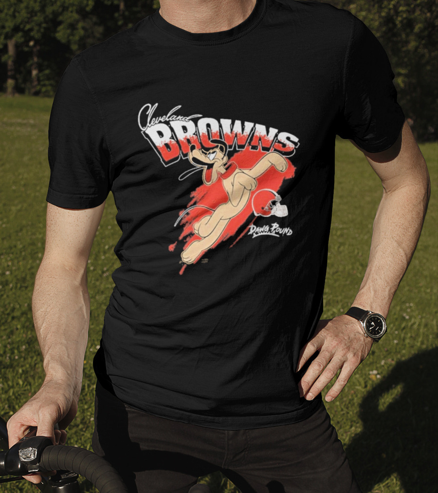 Cleveland Browns Pluto Disney Character Collaboration 2026 T-Shirt