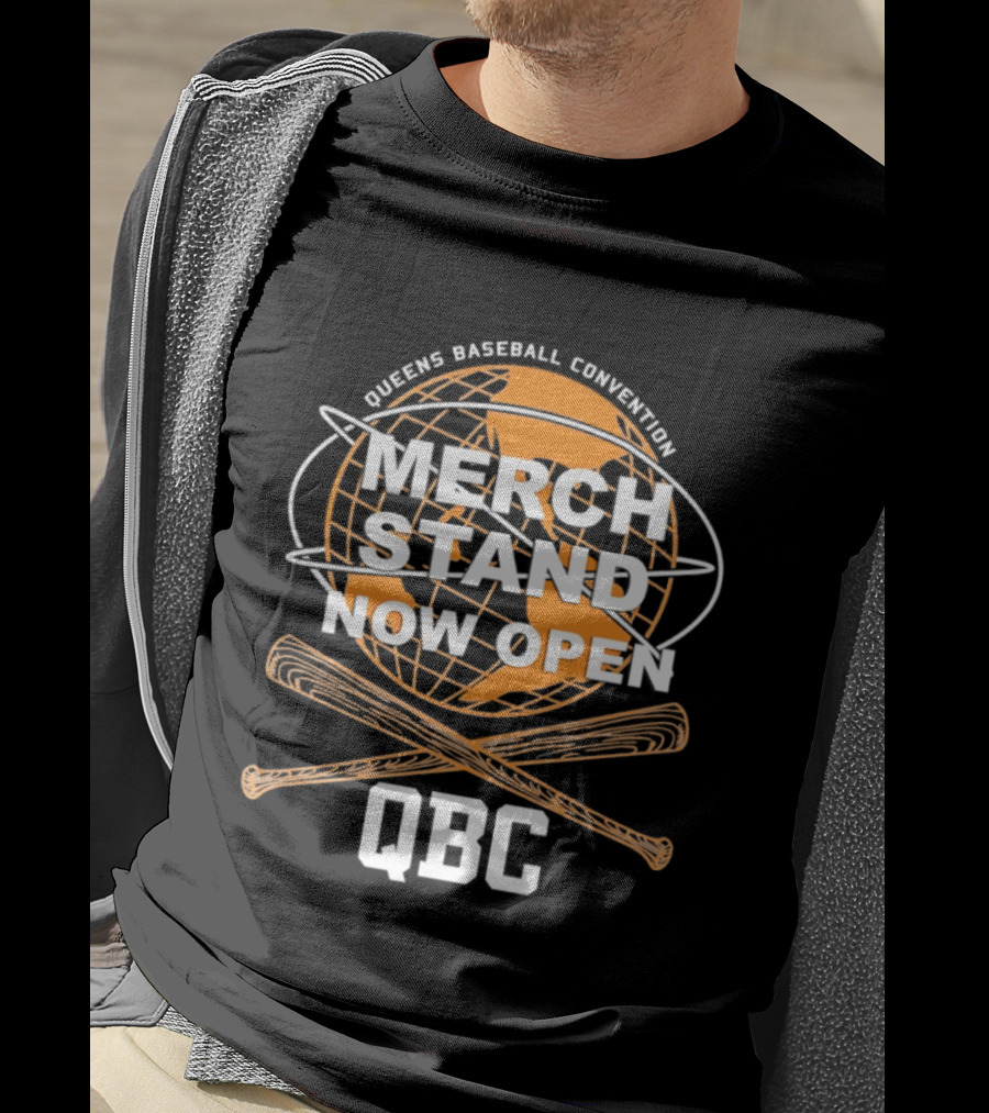 Queens Baseball Convention Merch Stand Now Open QBC T-Shirt